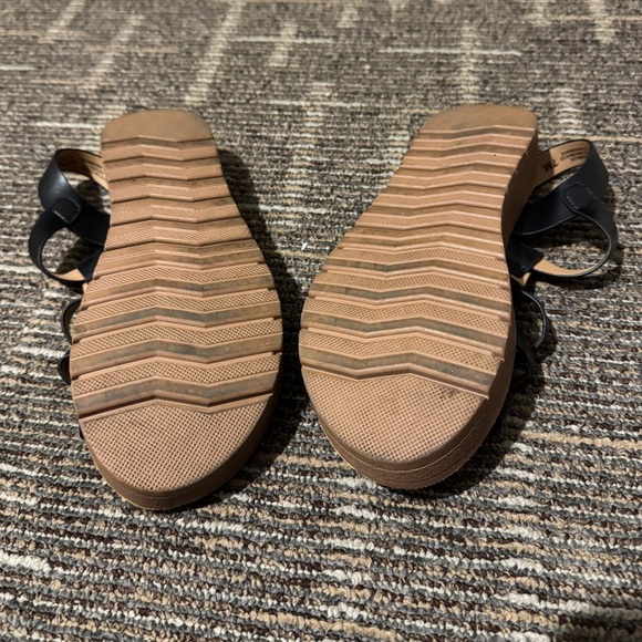 Black Strappy Sandals - Picture 4 of 4